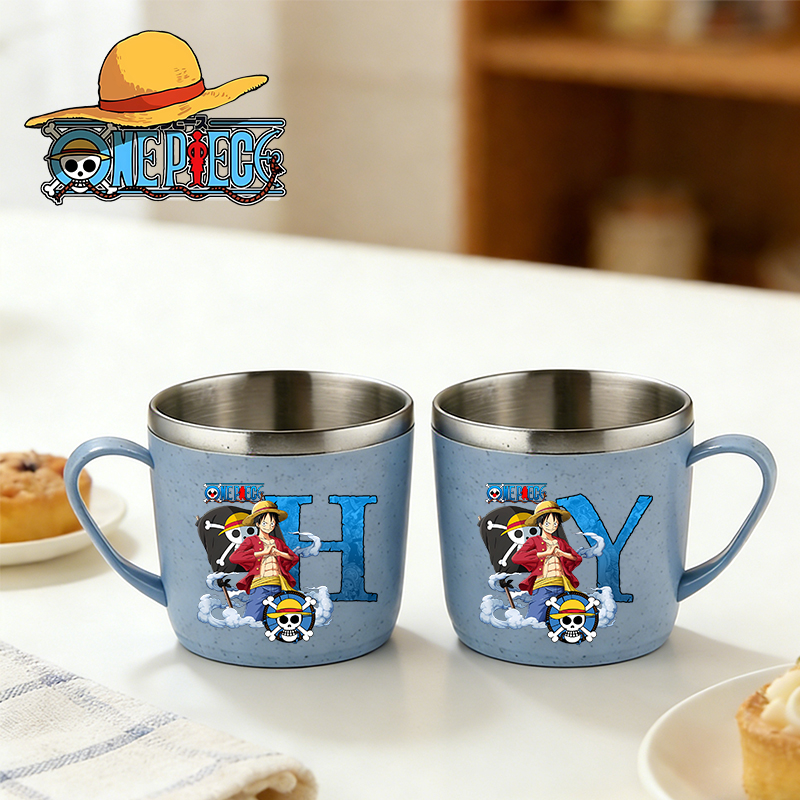 Coffee Tea Mugs - One Piece Water Cup Boy Girl