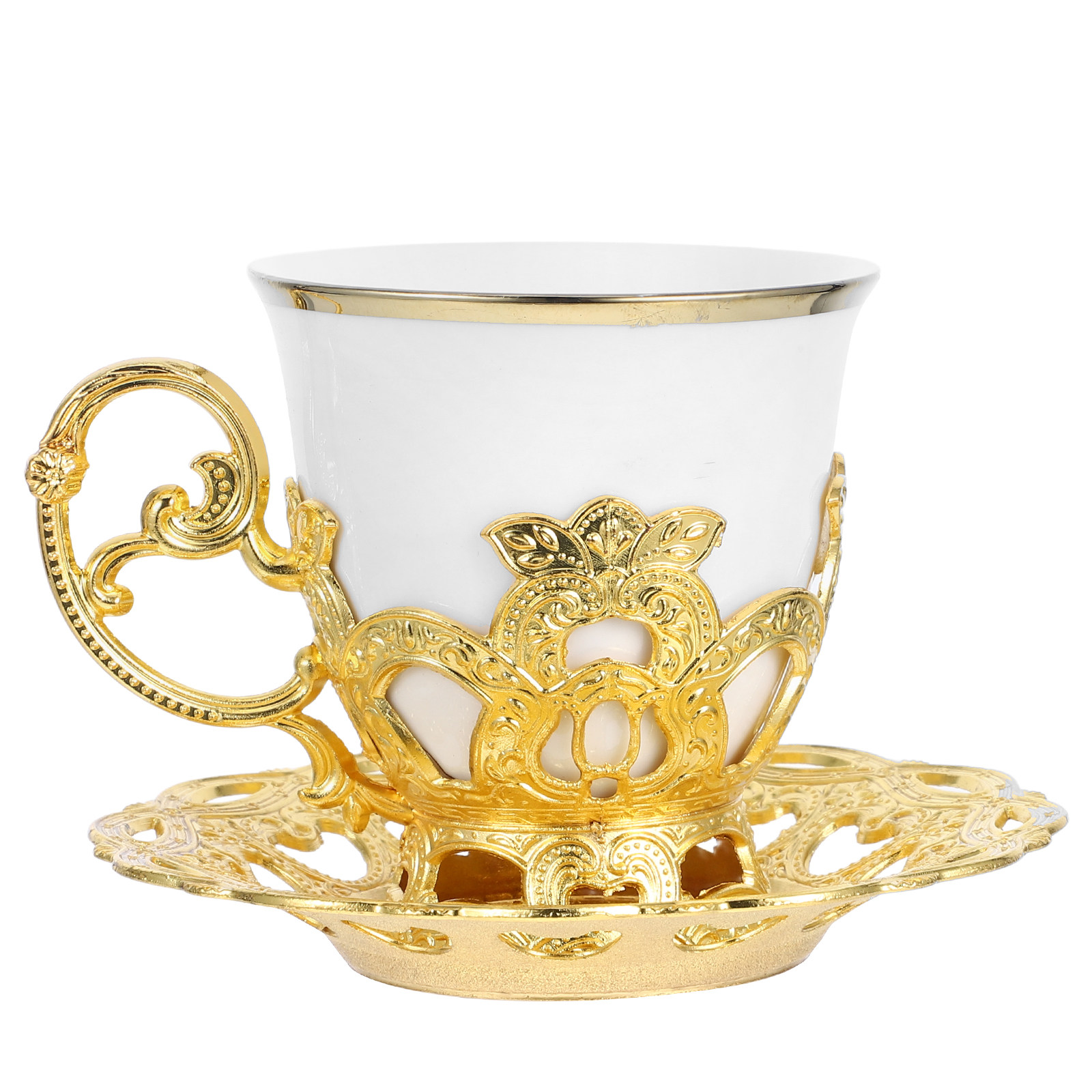 Espresso Cup Saucer - 1Set Coffee Cup Set Vintage European