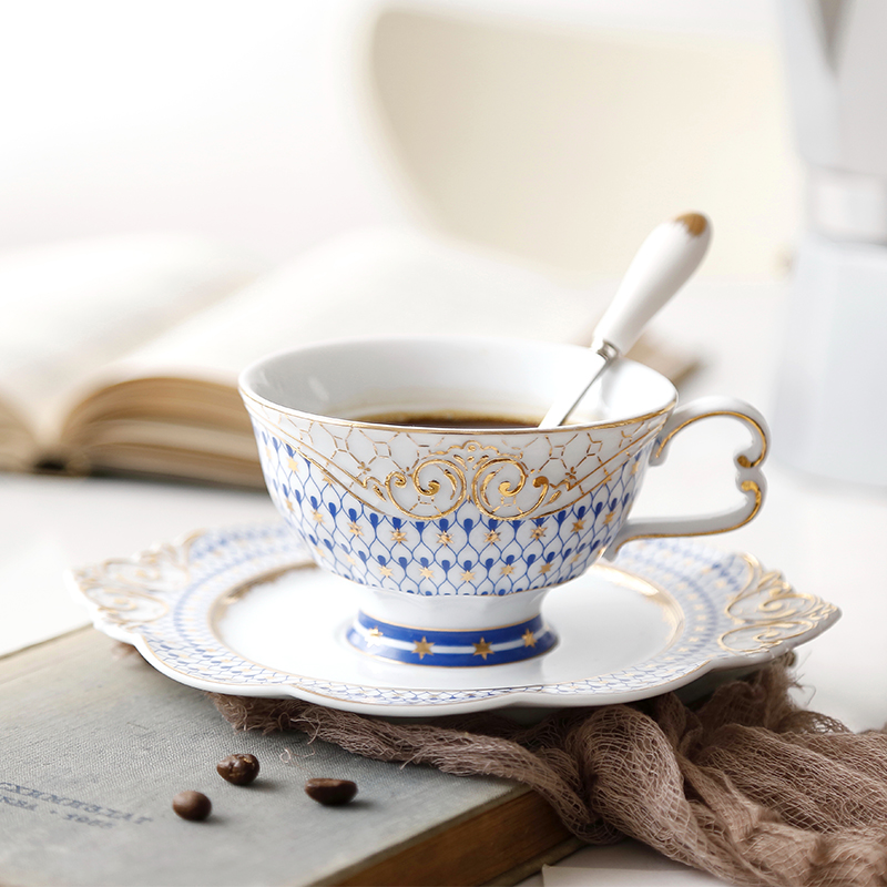 Coffee Tea English - European Ceramic Coffee Cup, Household Light