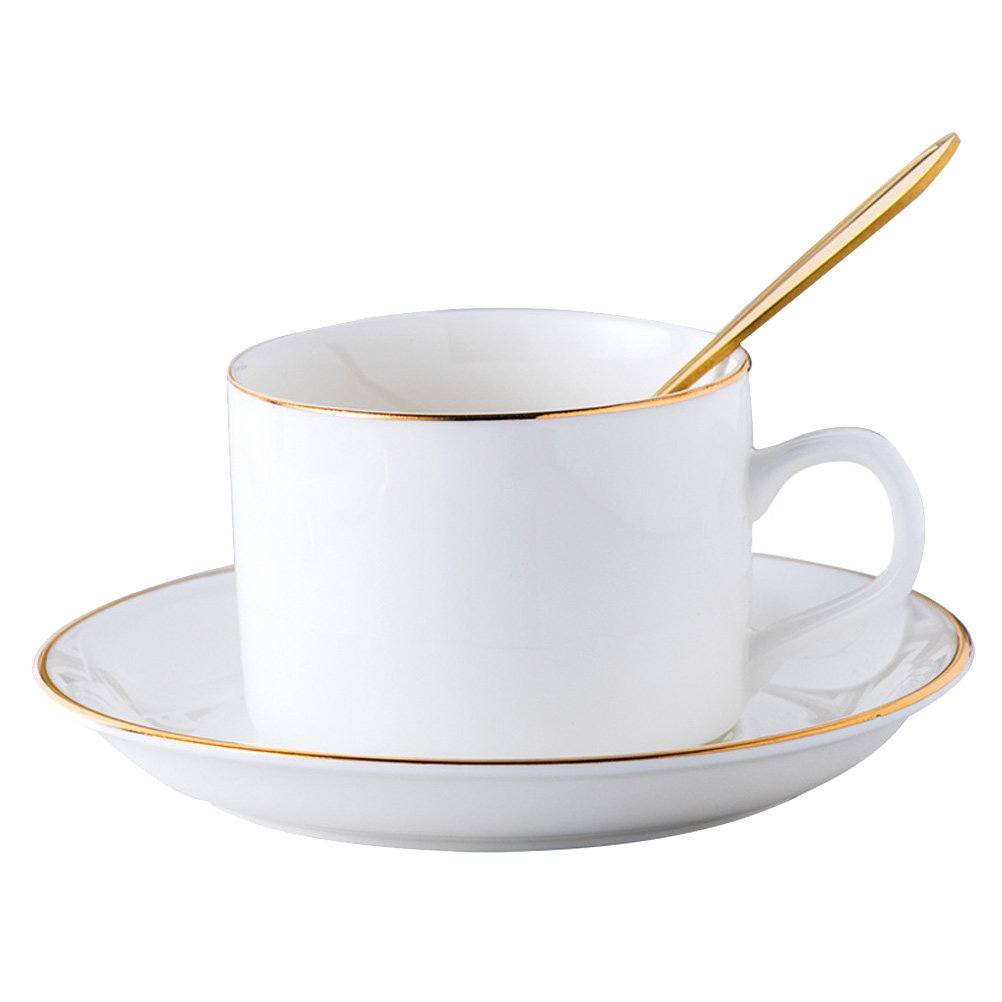 Espresso Cup Saucer - 1Set Coffee Cup Tableware Set Porcelain