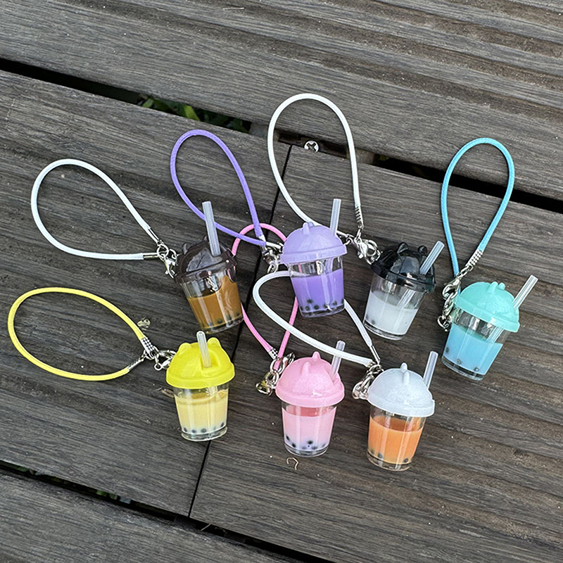 Coffee Tea Mugs - Cute Pearl Milk Tea Bag Charm