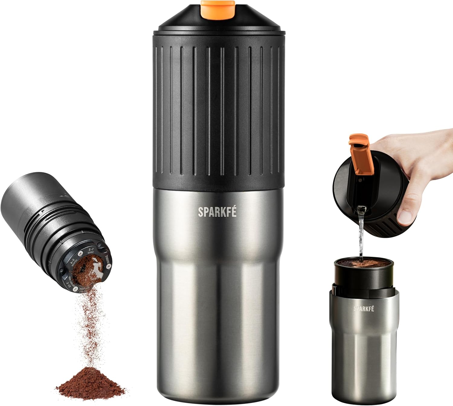 Burr Hand Grinder - Electric Conical Burr Grinder Integrated Hand