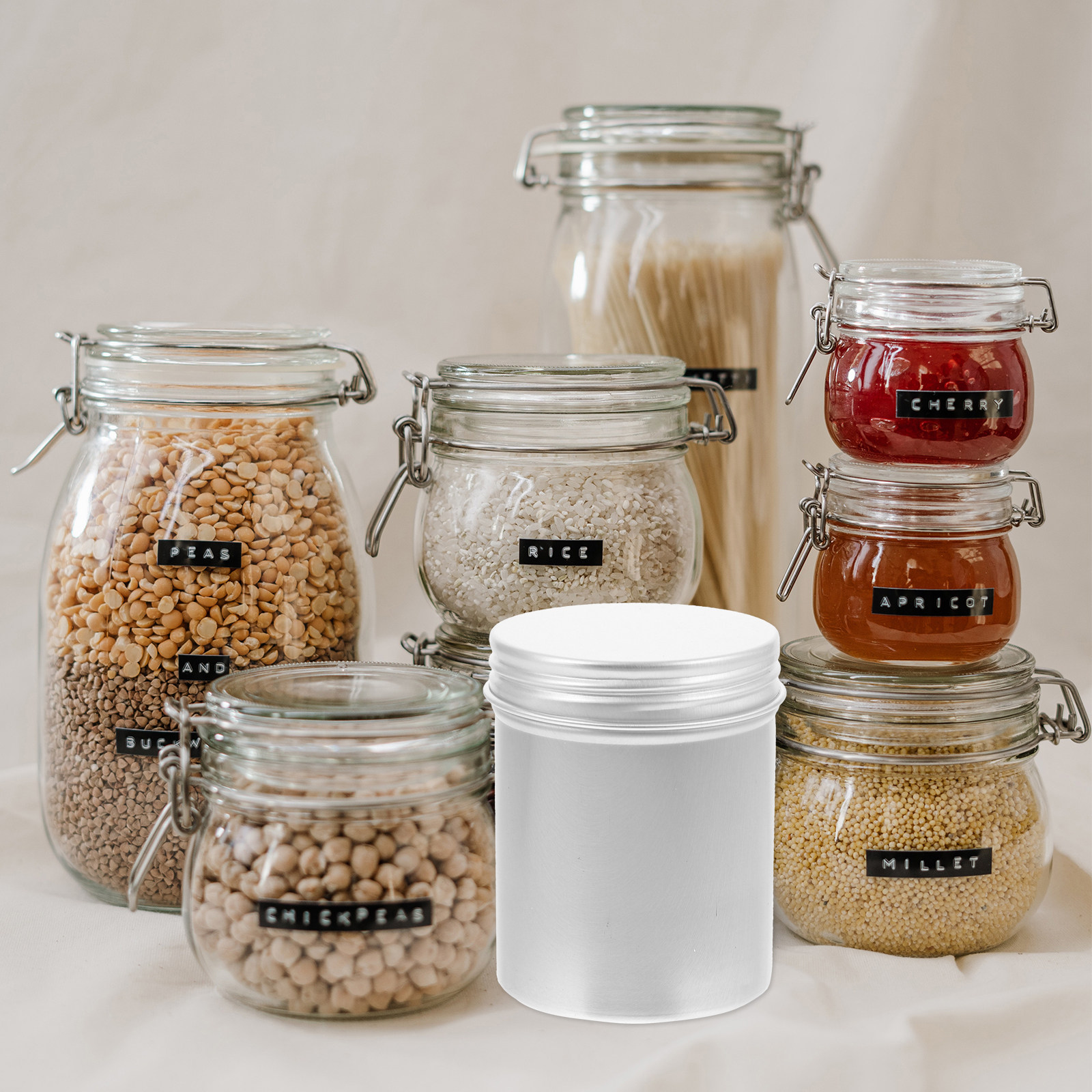 Coffee Tea Uses - 4Pcs Aluminum Mini Storage Can Multi-Use