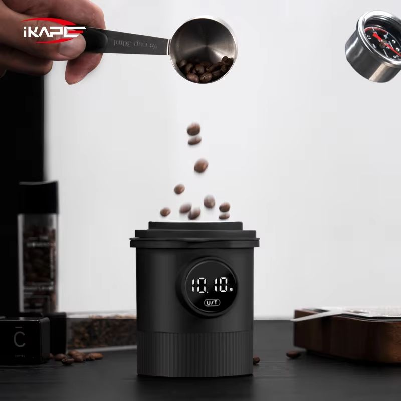 Coffee Tea Mugs - IKAPE Rechargeable Espresso Measuring Cup, 2-in-1
