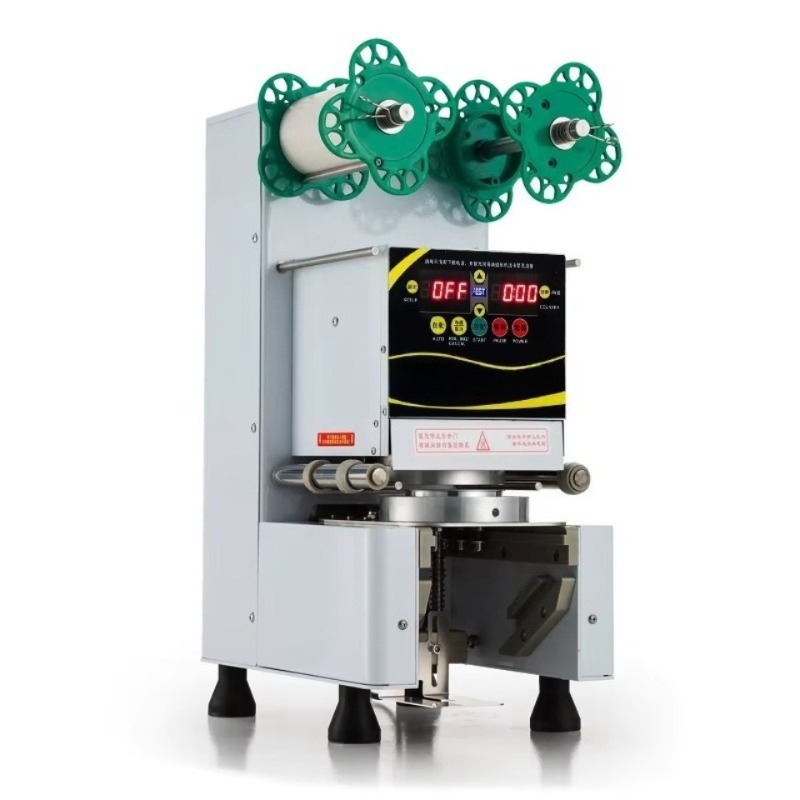 Coffee Tea & Jane - Automatic Plastic Cup Sealing Machine Commercial