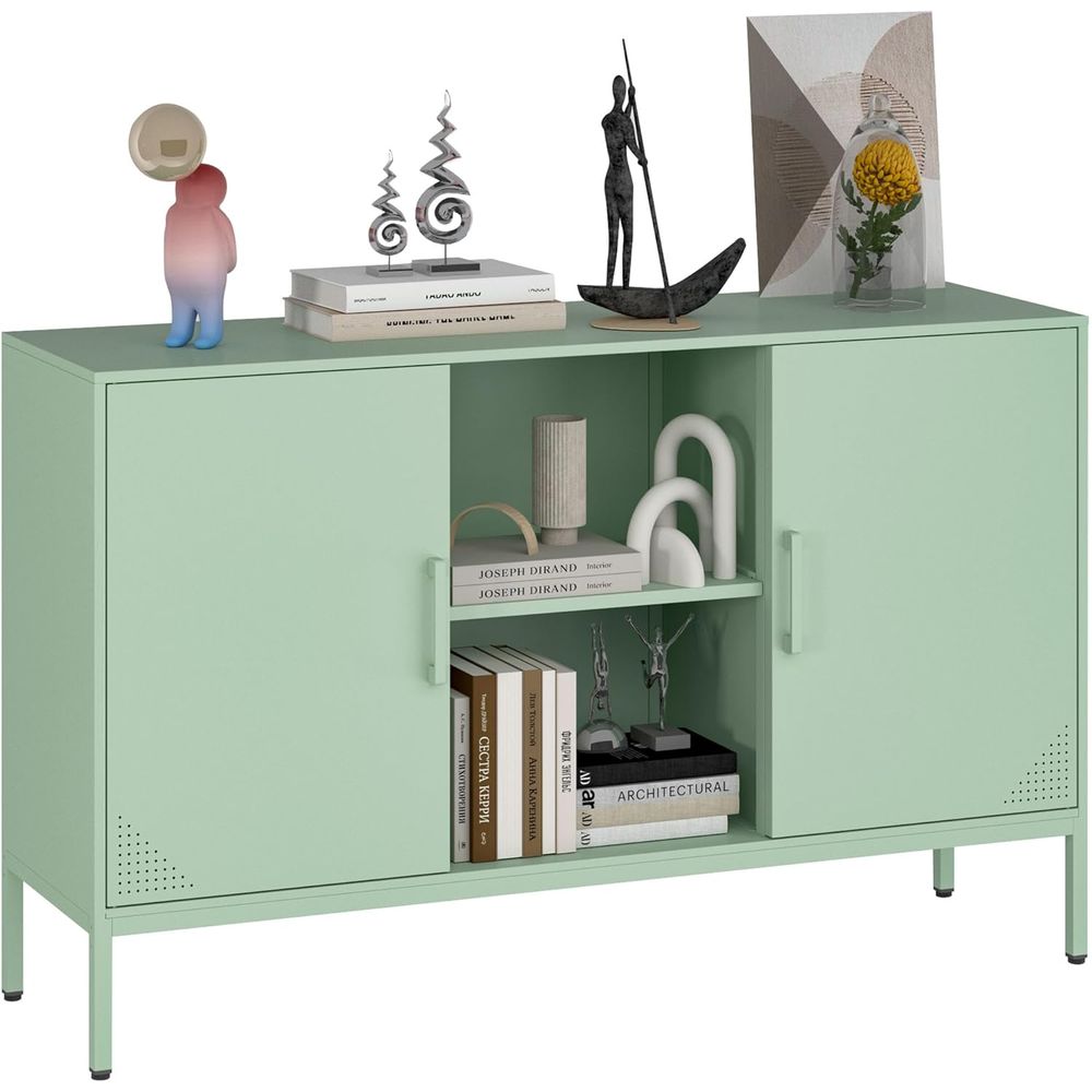 Coffee & Tea Ken'S House - Green 65 Inch TV Stand with