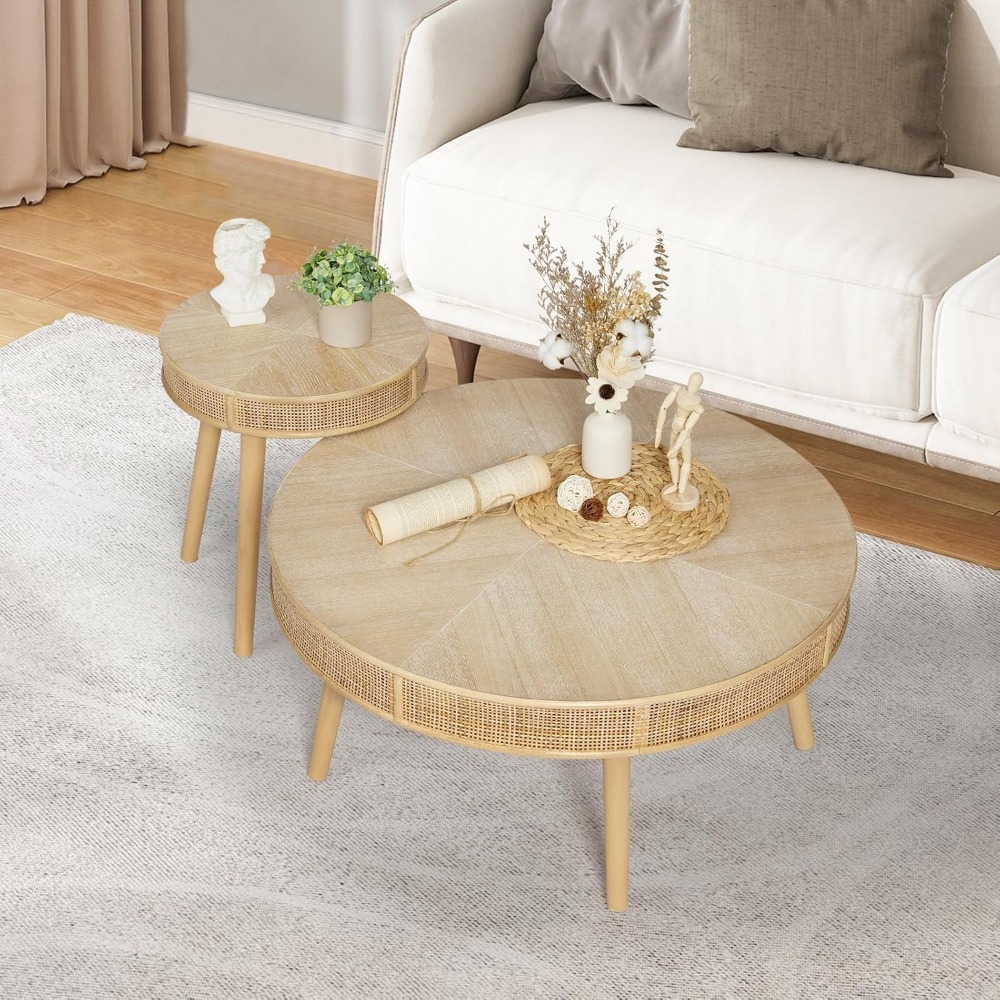 Prefer Coffee To Tea - Preferred Farmhouse Round Coffee Table, Rustic