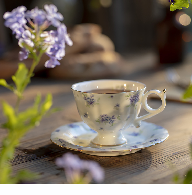 1 Pcs 220ML English Afternoon  - Coffee Tea English avaliação e preço