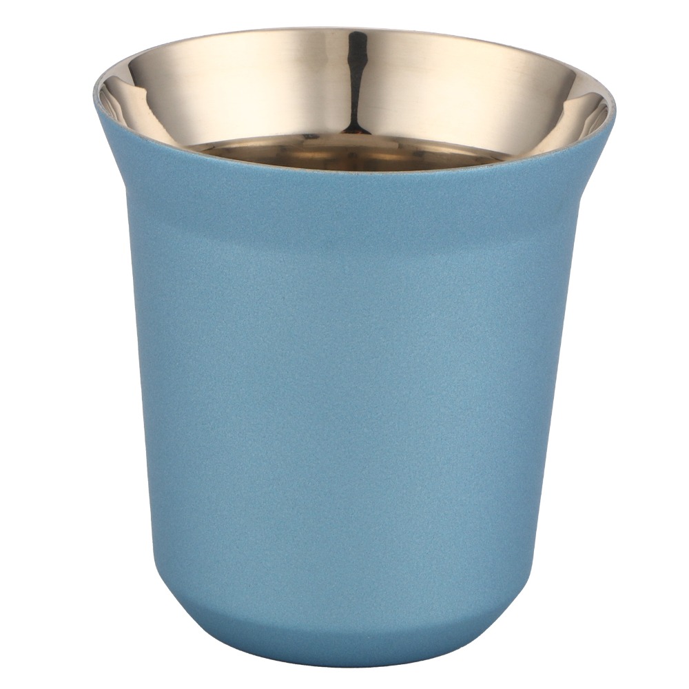 Dual Walled Stainless Steel Co - Espresso Cup Saucer avaliação e preço