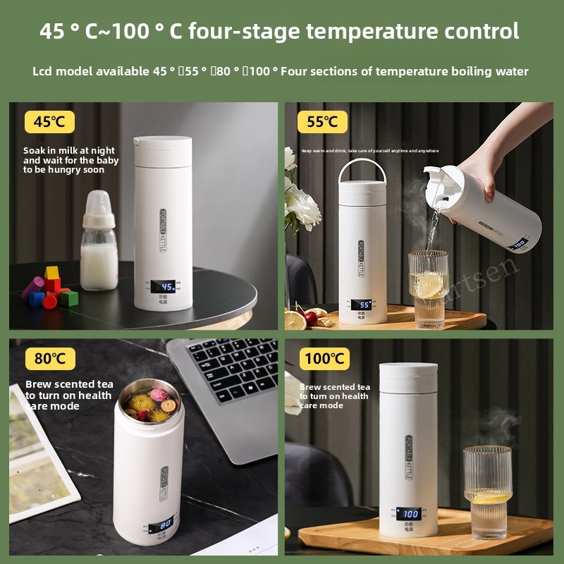 500ML Electric Kettles Portabl - Coffee Tea Menu avaliação e preço