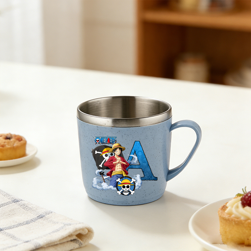 One Piece Water Cup Boy Girl A - Coffee Tea Mugs avaliação e preço