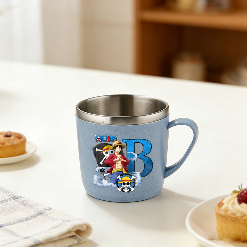 One Piece Water Cup Boy Girl A - Coffee Tea Mugs avaliação e preço