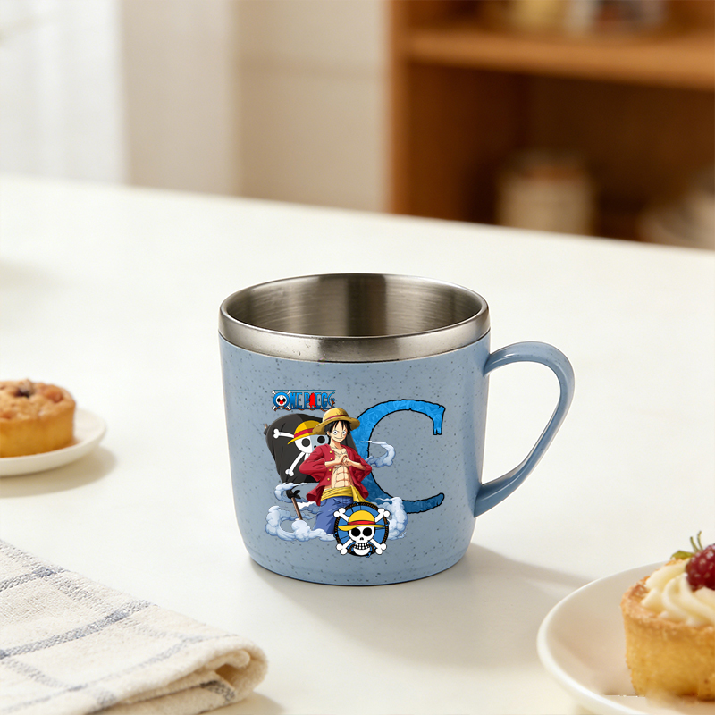 One Piece Water Cup Boy Girl A - Coffee Tea Mugs avaliação e preço
