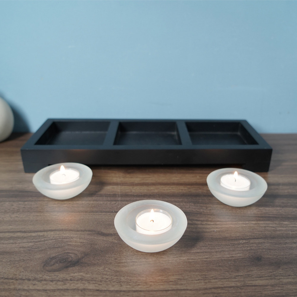 1 Set Glass Tea Light Holders  - Coffee And Tea Glass avaliação e preço
