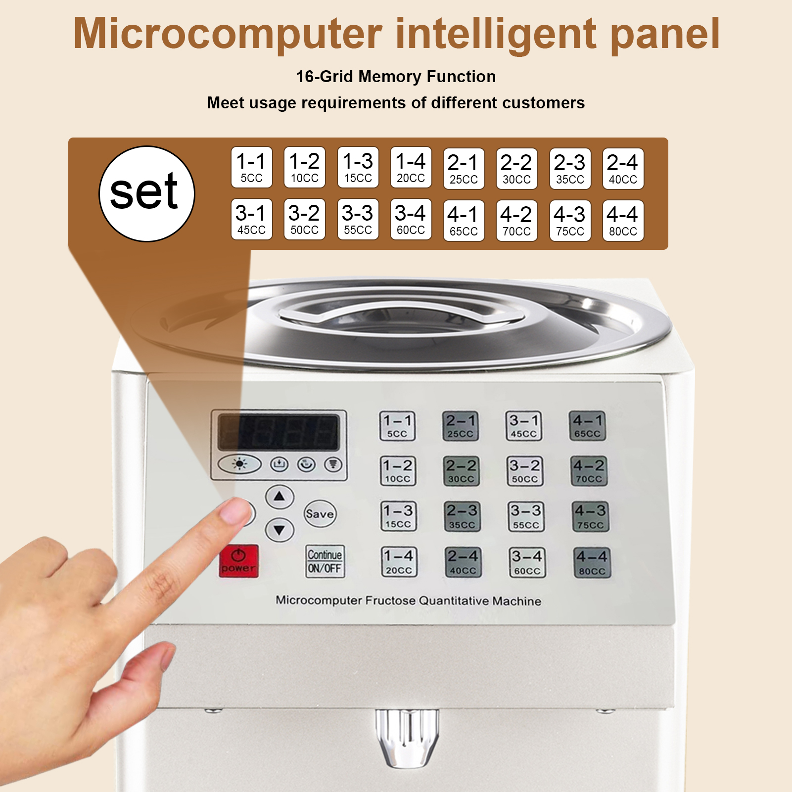 Automatic Fructose Dispenser E - Coffee Tea Uses avaliação e preço
