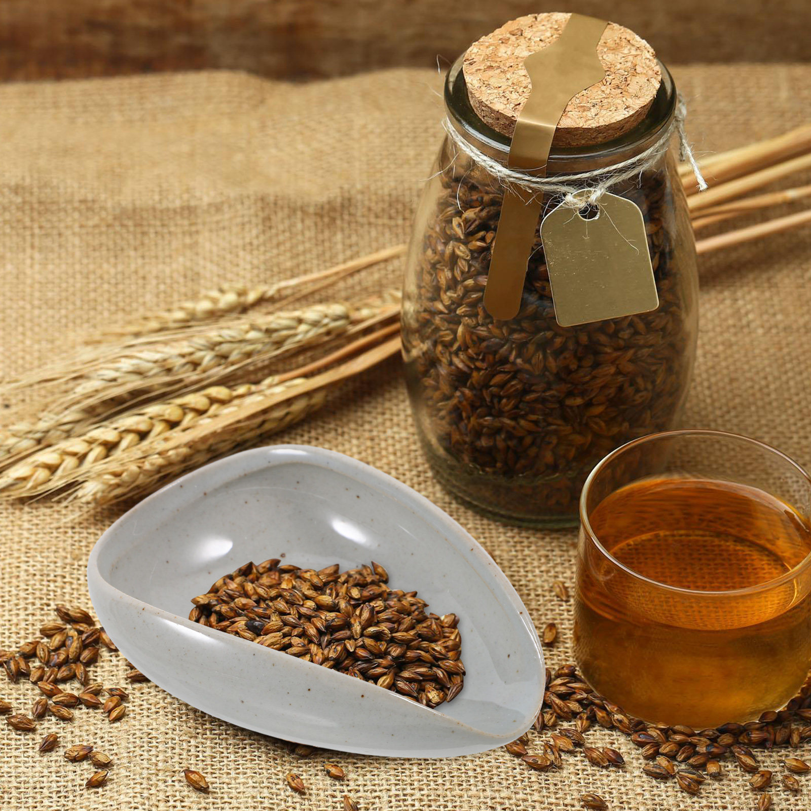 Ceramic Coffee Bean Tray Multi - Coffee Tea Uses avaliação e preço