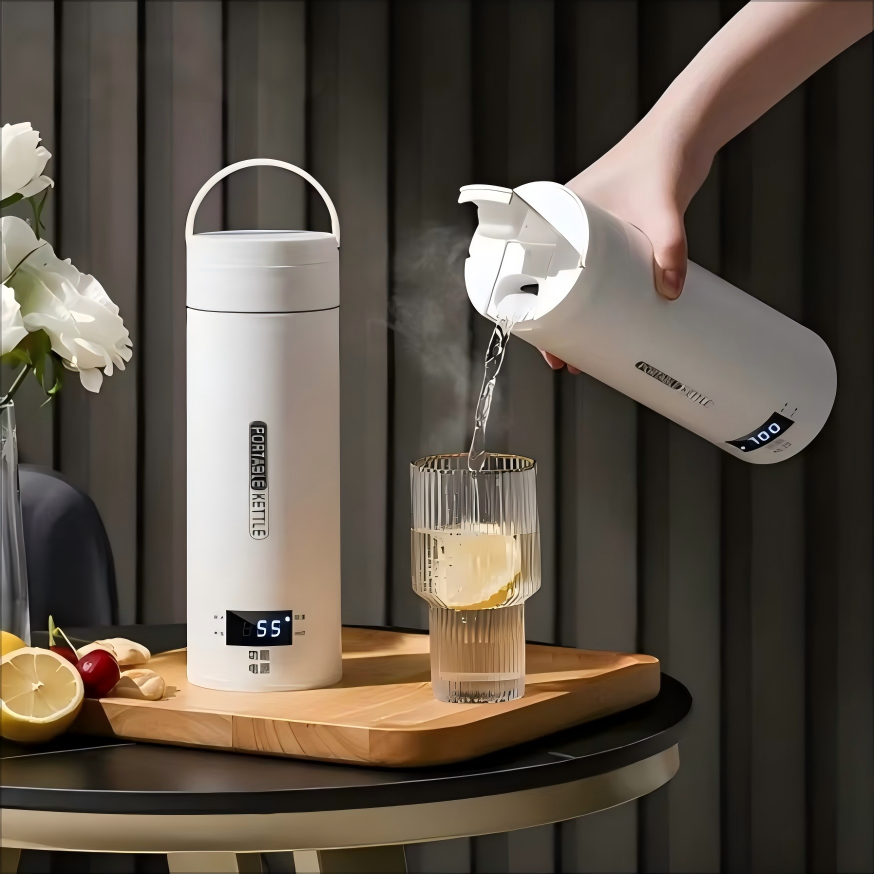 HOMEFISH 450ML Electric Kettle - Coffee Tea Menu avaliação e preço
