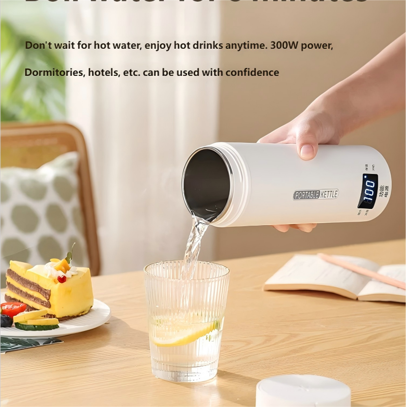 HOMEFISH 450ML Electric Kettle - Coffee Tea Menu avaliação e preço