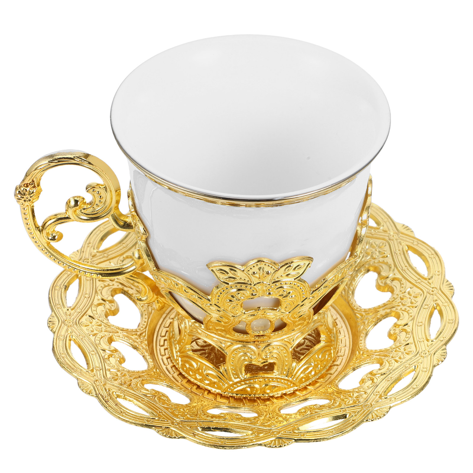 1Set Coffee Cup Set Vintage Eu - Espresso Cup Saucer avaliação e preço