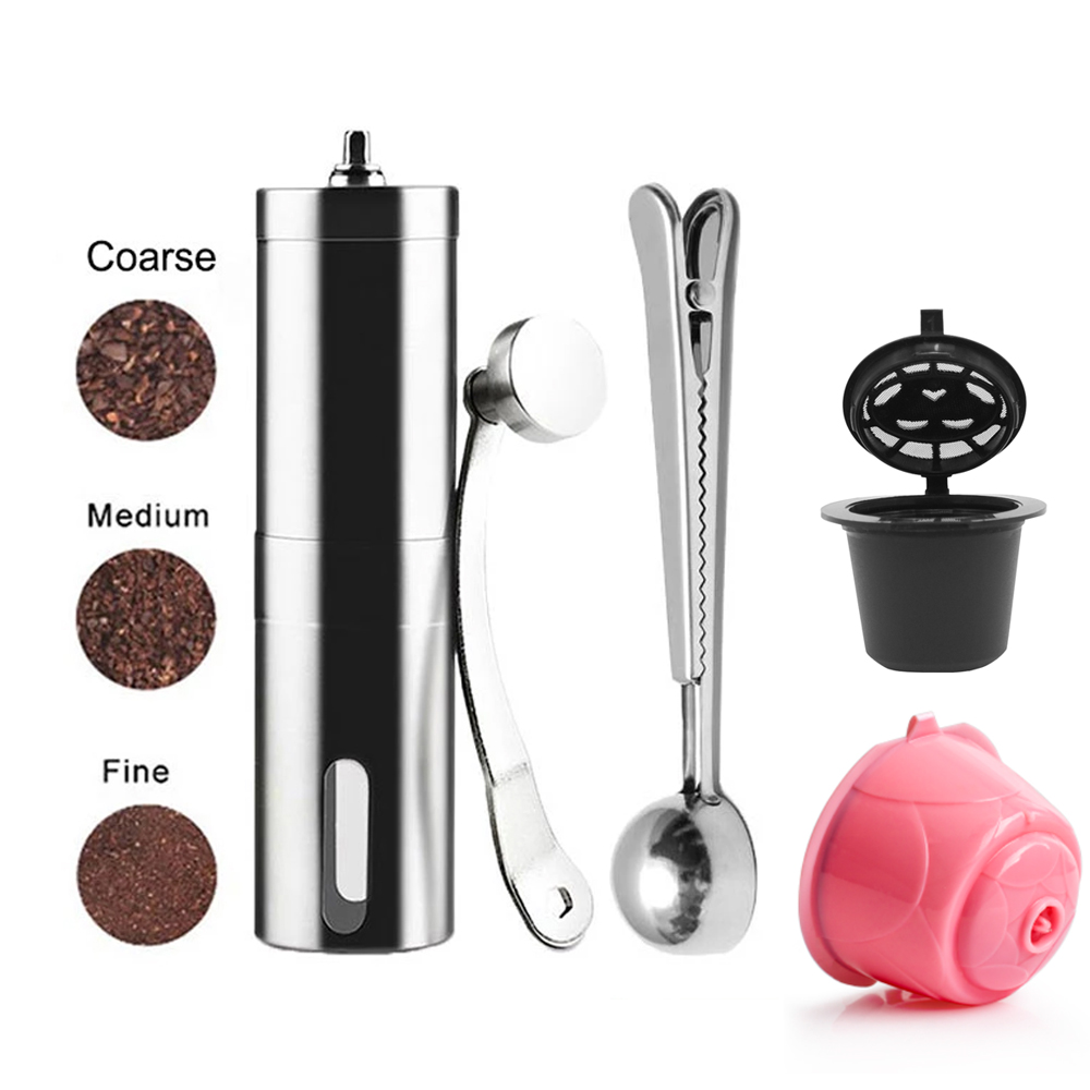 Mini Coffee Grinder Stainless  - Burr Hand Grinder avaliação e preço