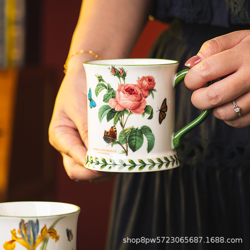 Creative Pastoral Style Cerami - Coffee Tea English avaliação e preço