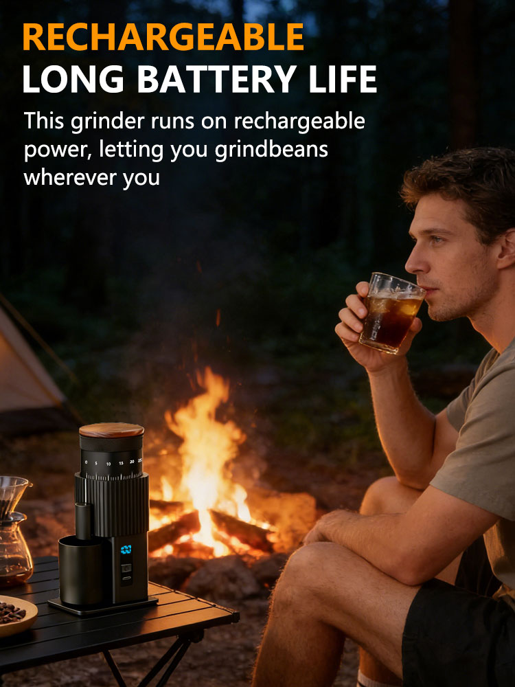 Portable Electric Coffee Grind - Burr Hand Grinder avaliação e preço