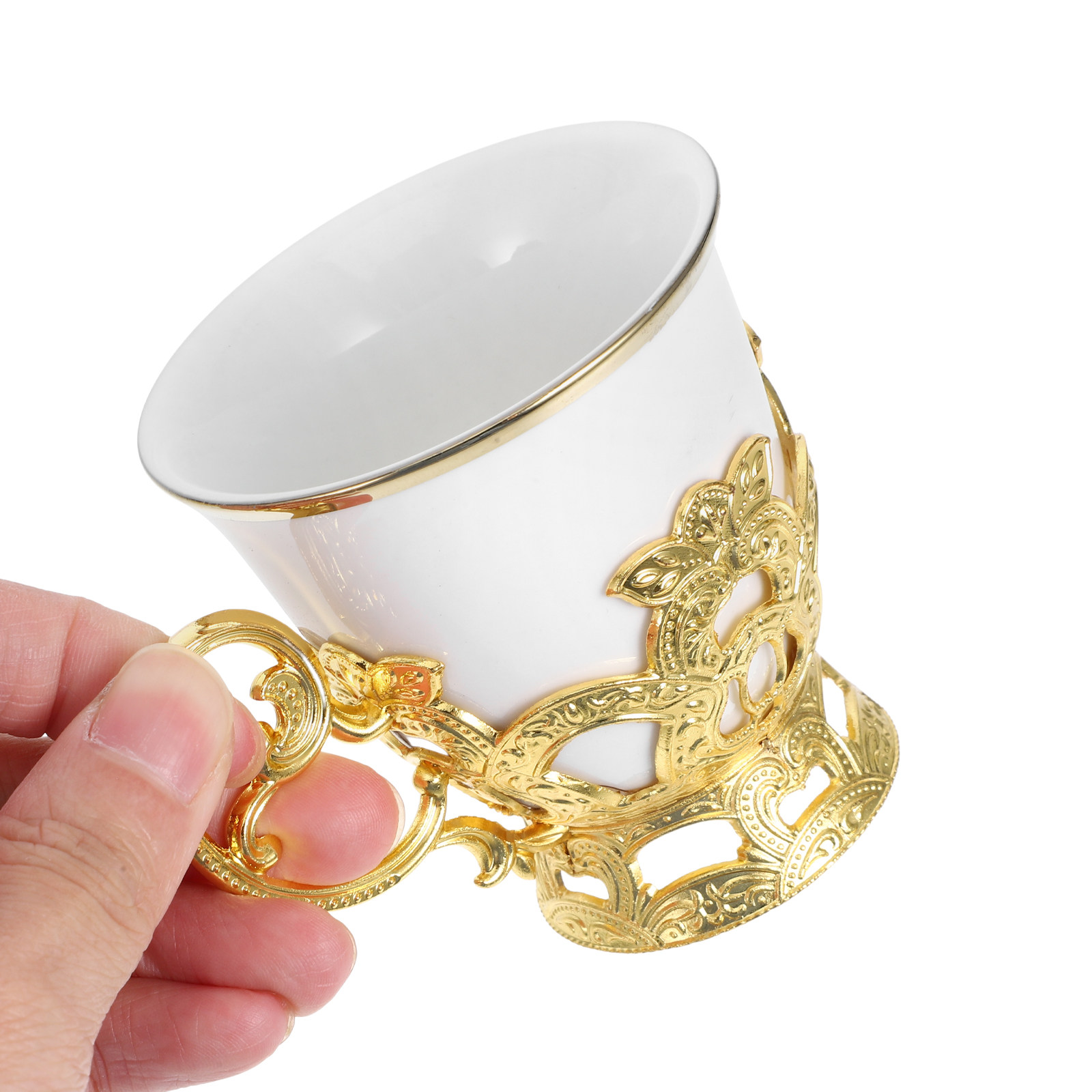 1 Set Coffee Cup Set Turkish V - Espresso Cup Saucer avaliação e preço