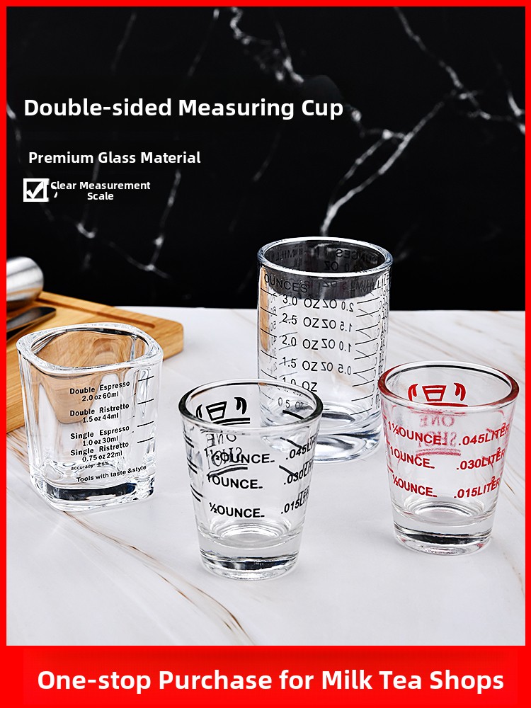 Glass Ounce Cup Double Headed  - Coffee And Tea Glass avaliação e preço