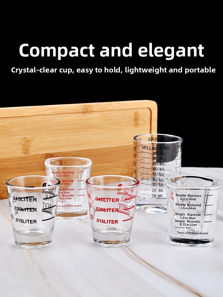 Glass Ounce Cup Double Headed  - Coffee And Tea Glass avaliação e preço