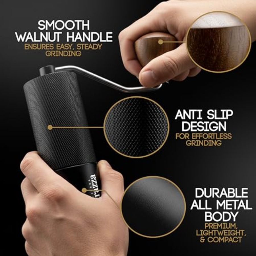 Manual Coffee Grinder, Conical - Coffee & Tea Ken'S House avaliação e preço