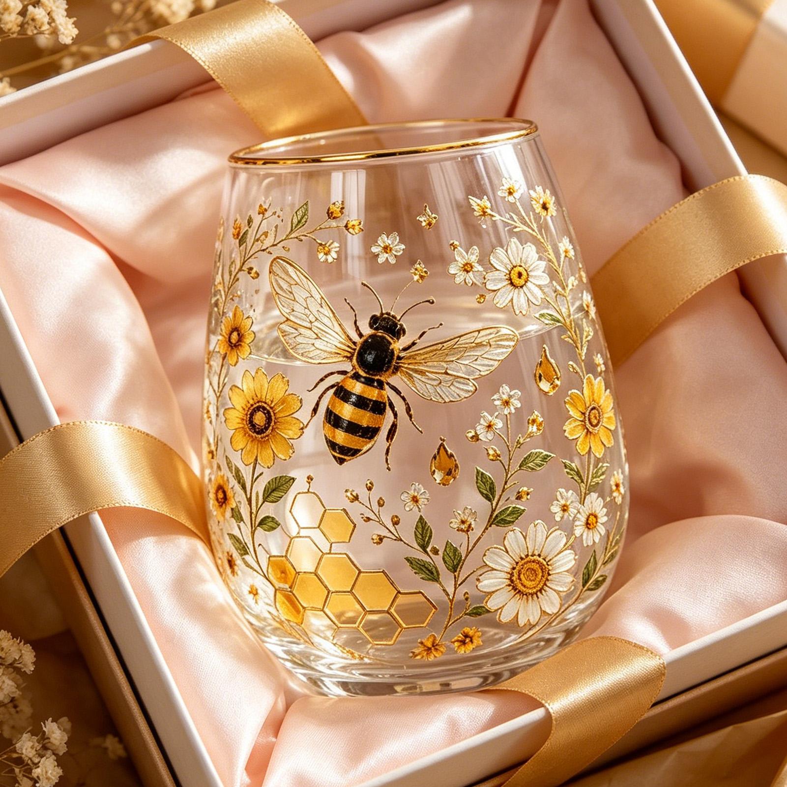 Glass Tea Cups 14oz Embossed B - Coffee Tea For Garden avaliação e preço
