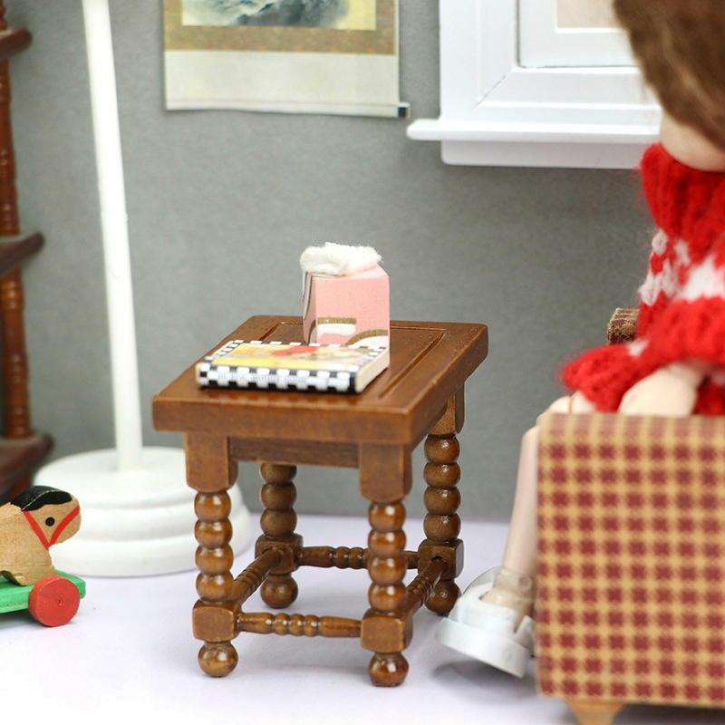 1:12 Dollhouse Miniature Round - Coffee Tea & Jane avaliação e preço