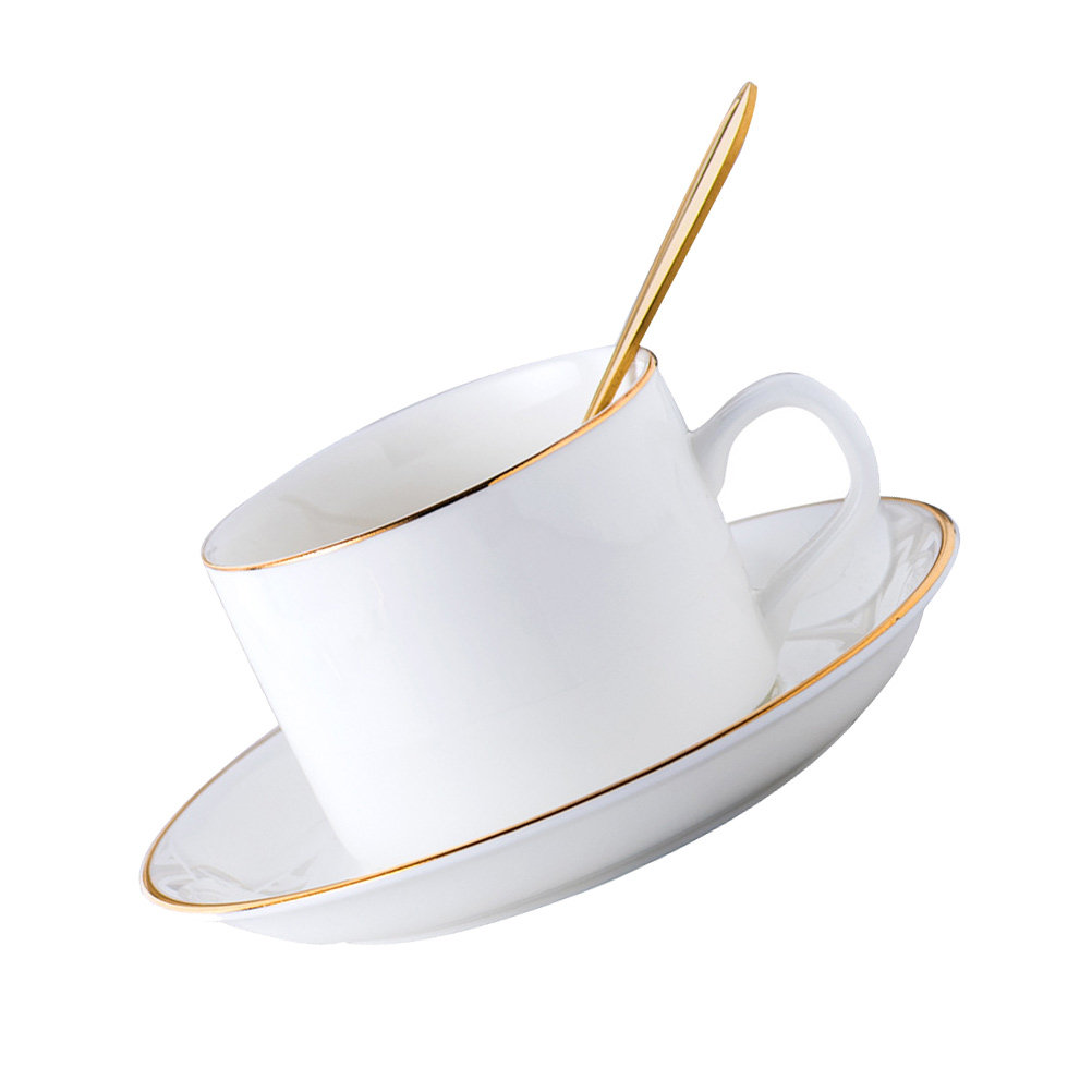 1Set Coffee Cup Tableware Set  - Espresso Cup Saucer avaliação e preço