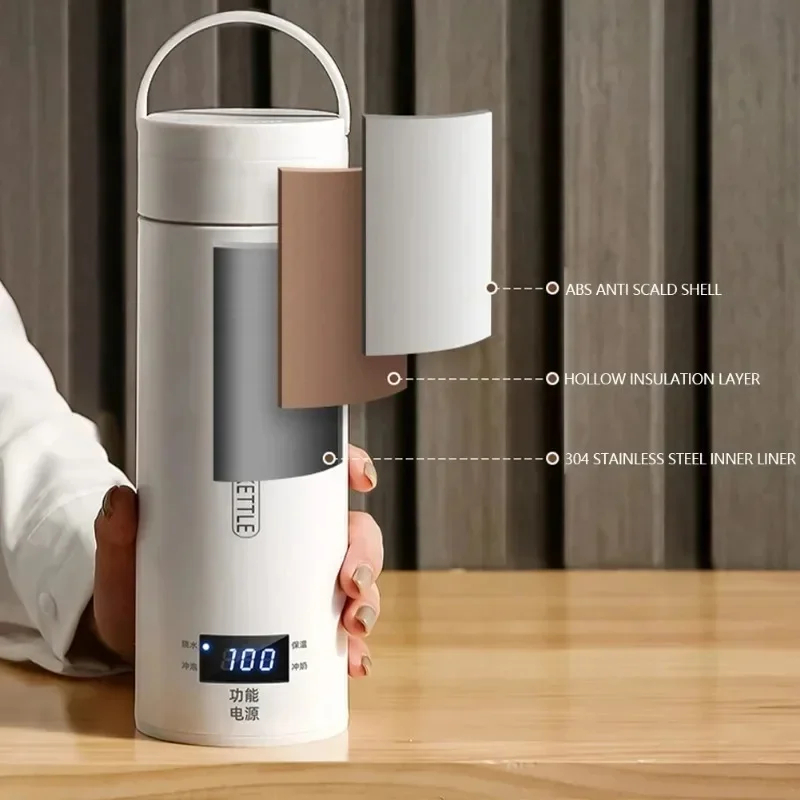 450ML Electric Kettles Portabl - Coffee Tea Menu avaliação e preço