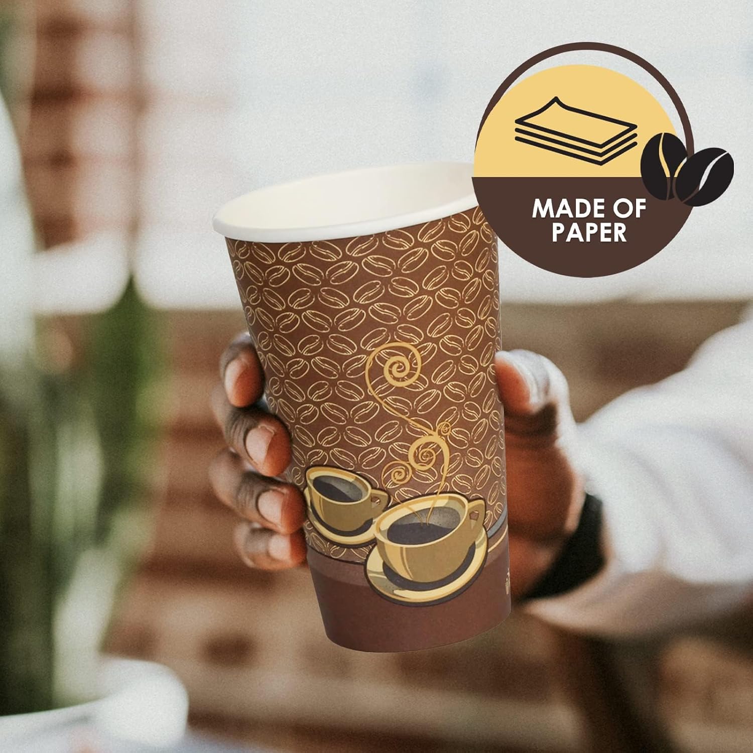 Disposable Coffee Cups 16oz, S - Coffee Tea & Jane avaliação e preço