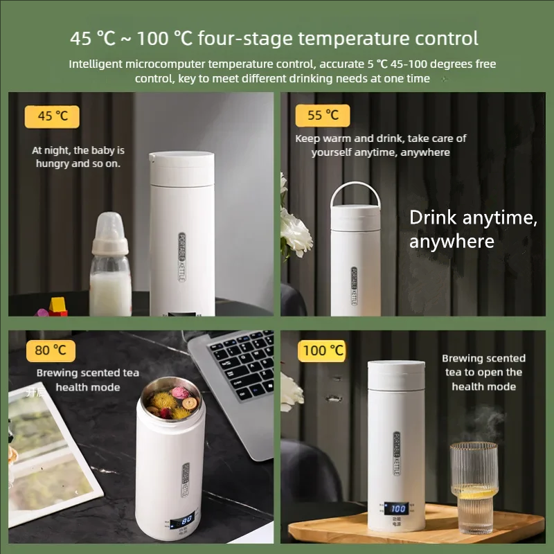 JFBONIN Electric Kettles Porta - Coffee Tea Menu avaliação e preço