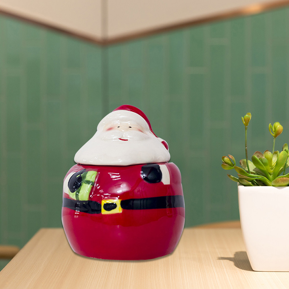 2Pcs Festive Ceramic Santa Spi - Coffee Tea Festival avaliação e preço