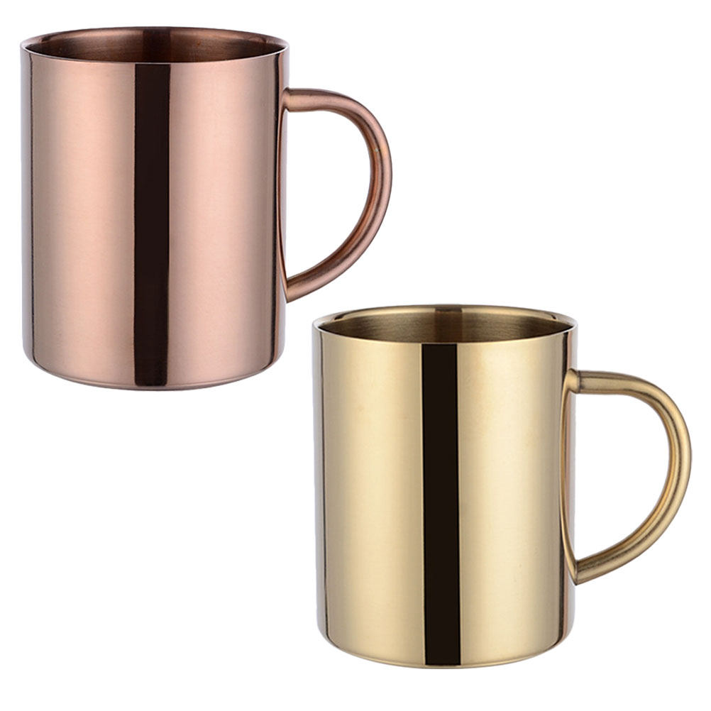 2Pcs Stainless Steel Mug Set D - Coffee Tea Uses avaliação e preço