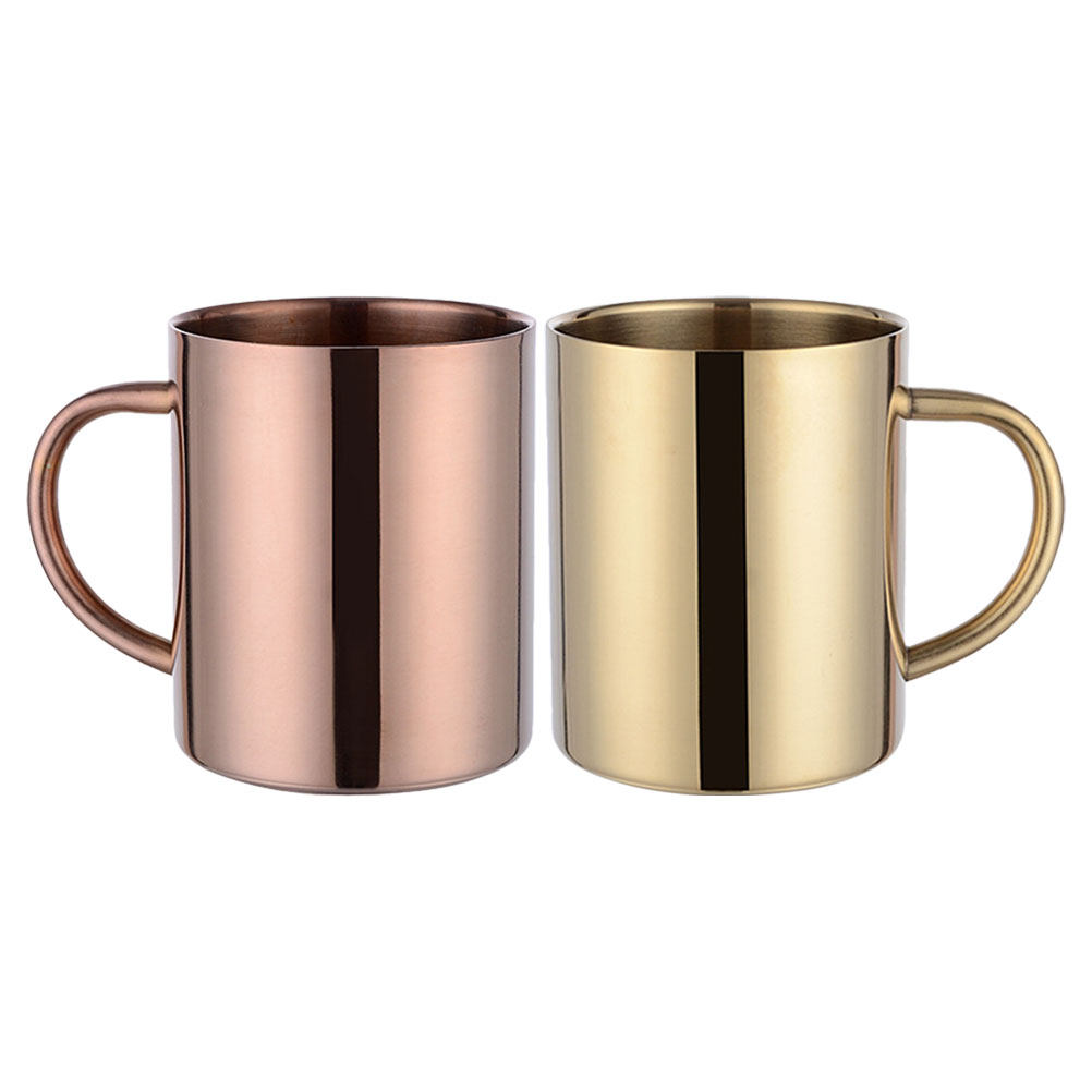 2Pcs Stainless Steel Mug Set D - Coffee Tea Uses avaliação e preço
