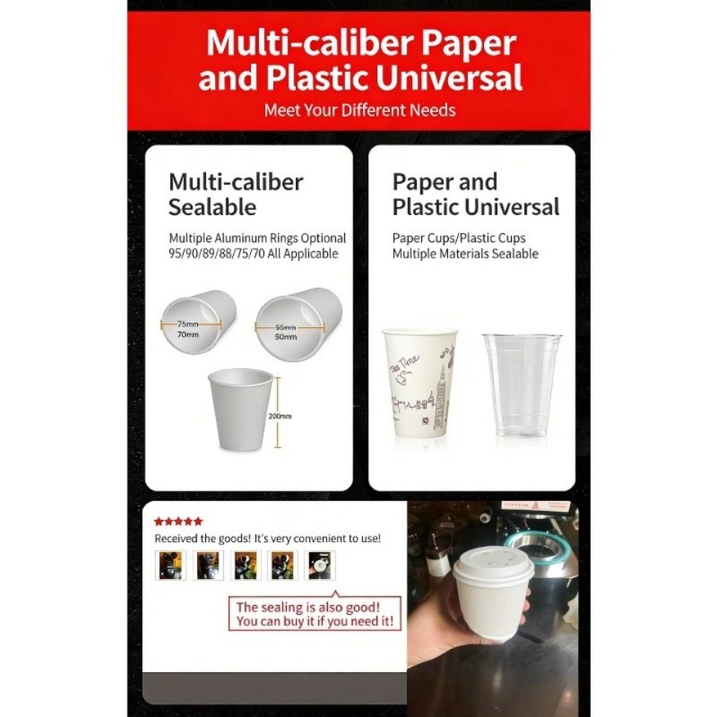 Automatic Plastic Cup Sealing  - Coffee Tea & Jane avaliação e preço