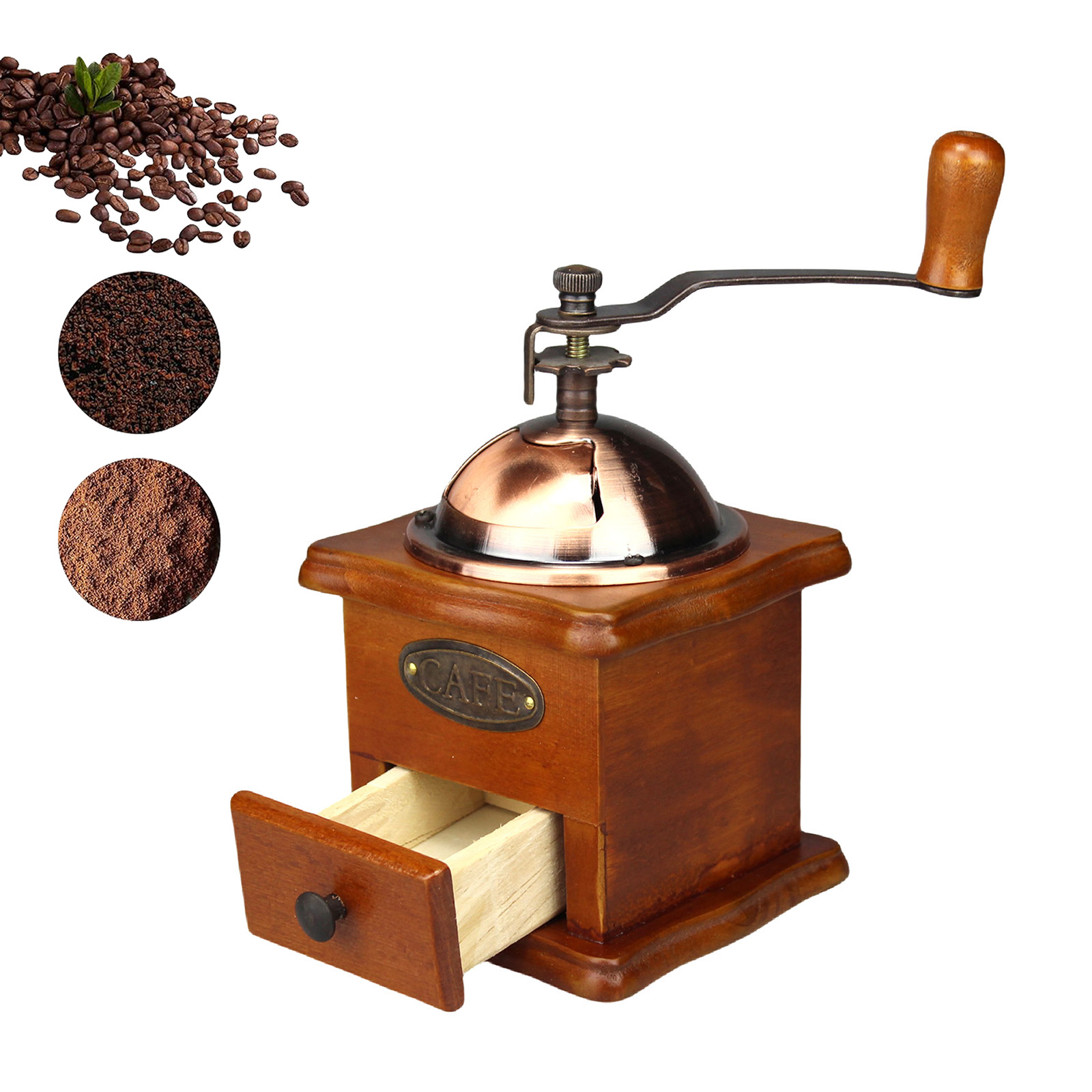 Antique Manual Coffee Grinder  - Burr Hand Grinder avaliação e preço