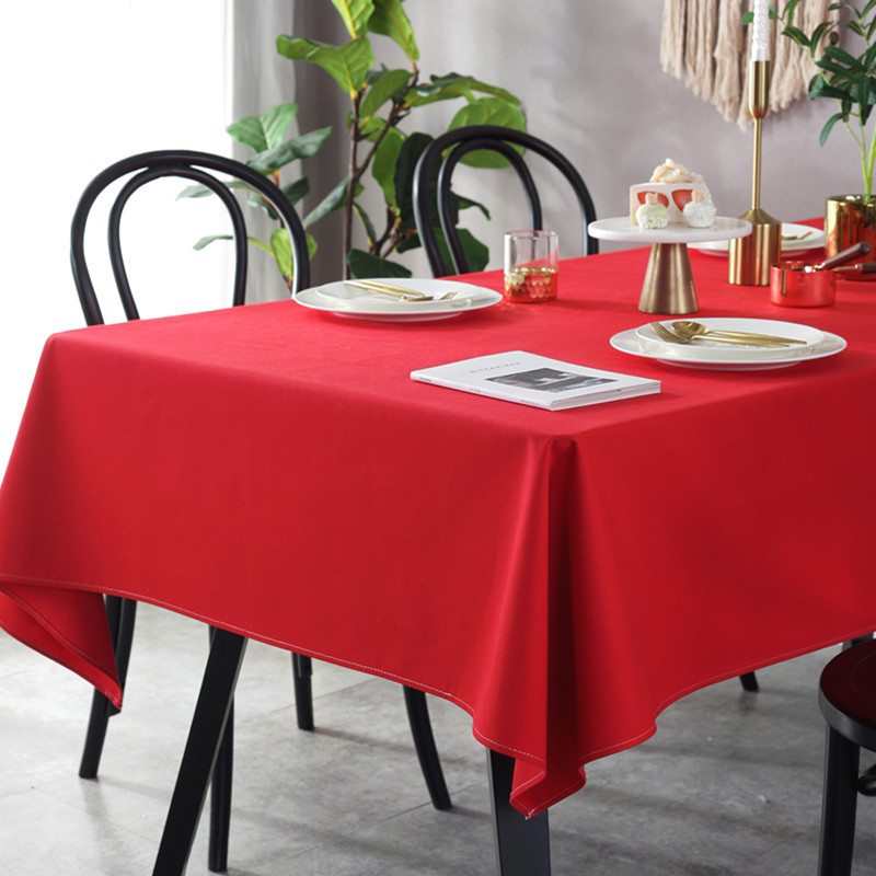 Big red wedding tablecloth tea - Coffee Tea Festival avaliação e preço