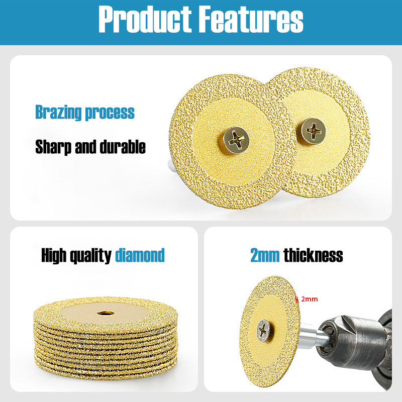 40mm Braze Diamond Saw Blade M - Burr Hand Grinder avaliação e preço
