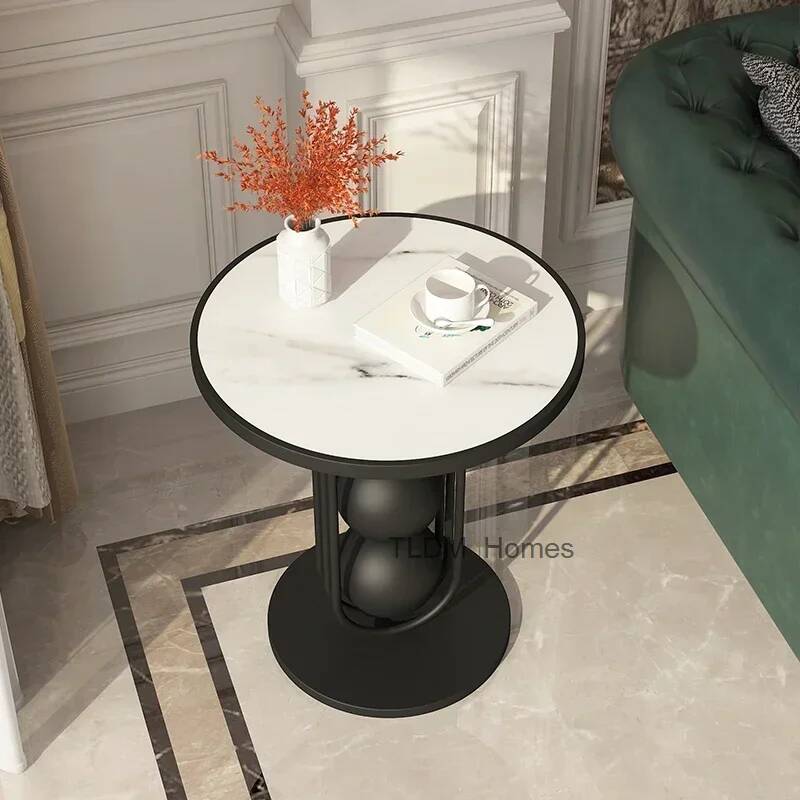 Tea Round Coffee Table Marble  - Coffee Tea For Garden avaliação e preço