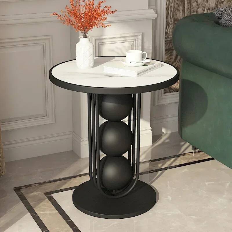 Tea Round Coffee Table Marble  - Coffee Tea For Garden avaliação e preço