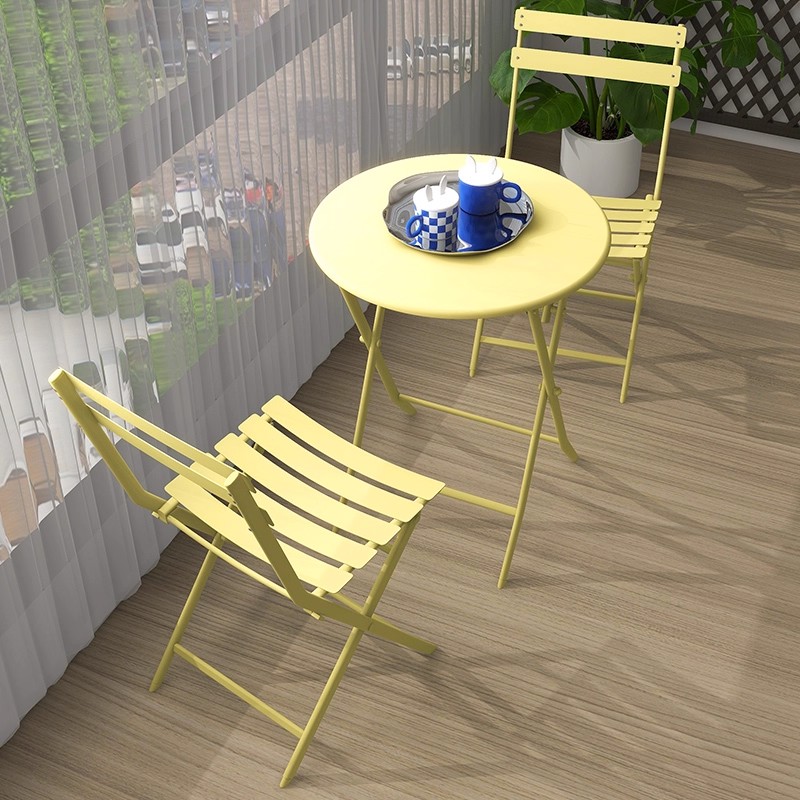 Small Folding Tea Table with C - Coffee Tea For Garden avaliação e preço