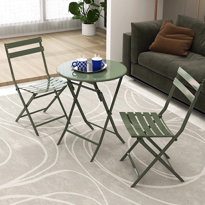 Small Folding Tea Table with C - Coffee Tea For Garden avaliação e preço