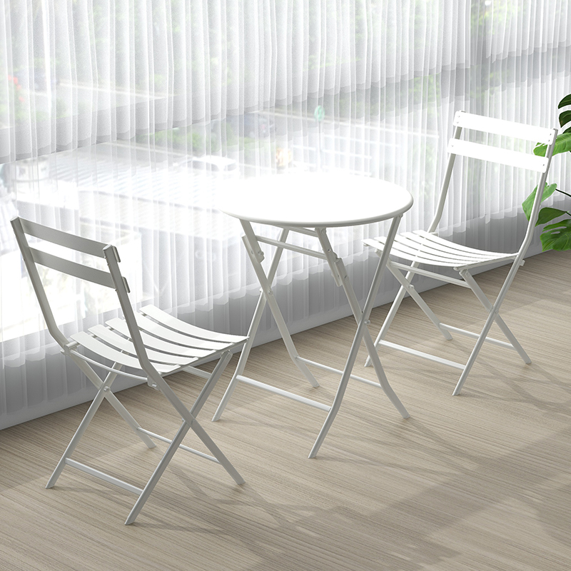 Small Folding Tea Table with C - Coffee Tea For Garden avaliação e preço