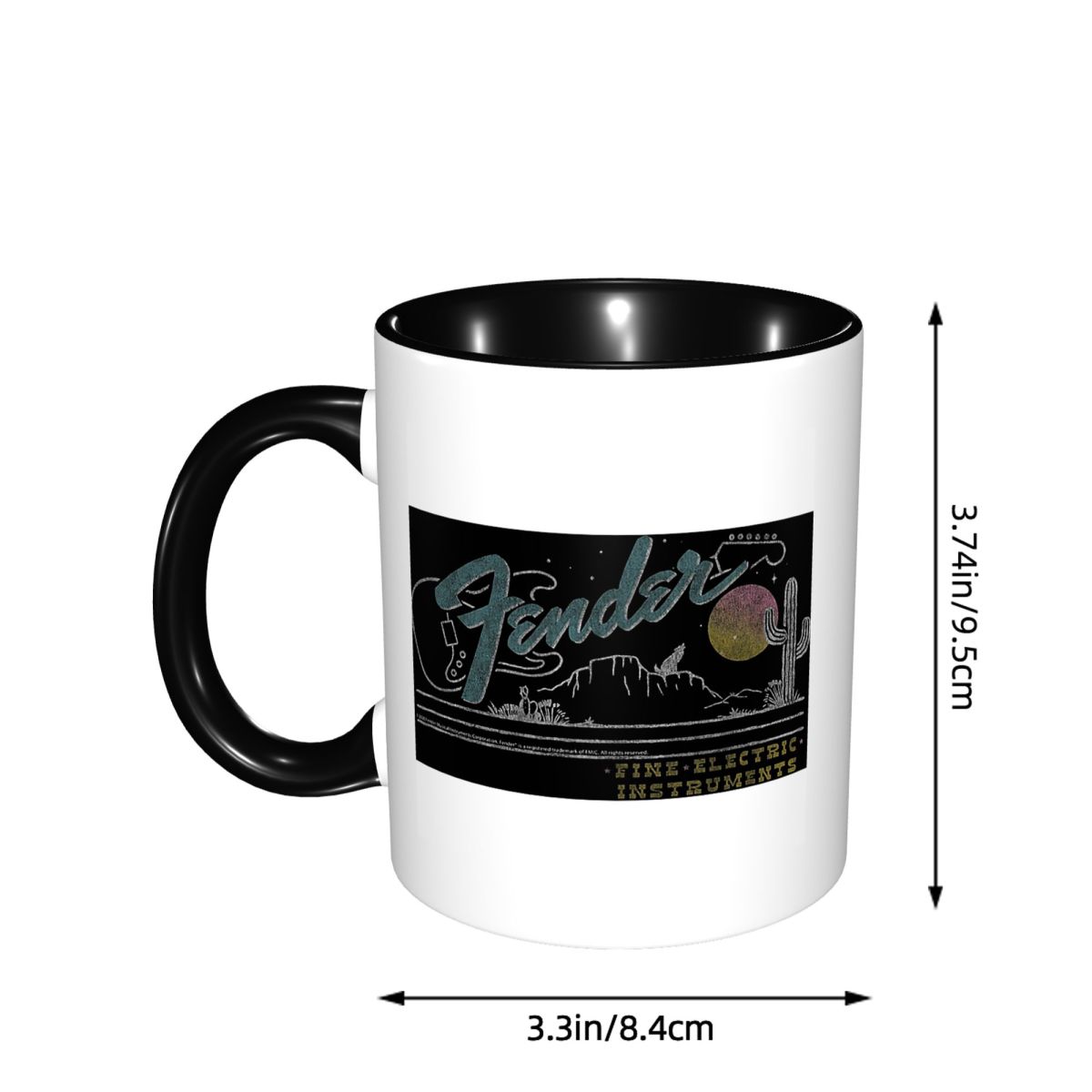 Company 90s Jazz Fender Guitar - Coffee Tea And Company avaliação e preço