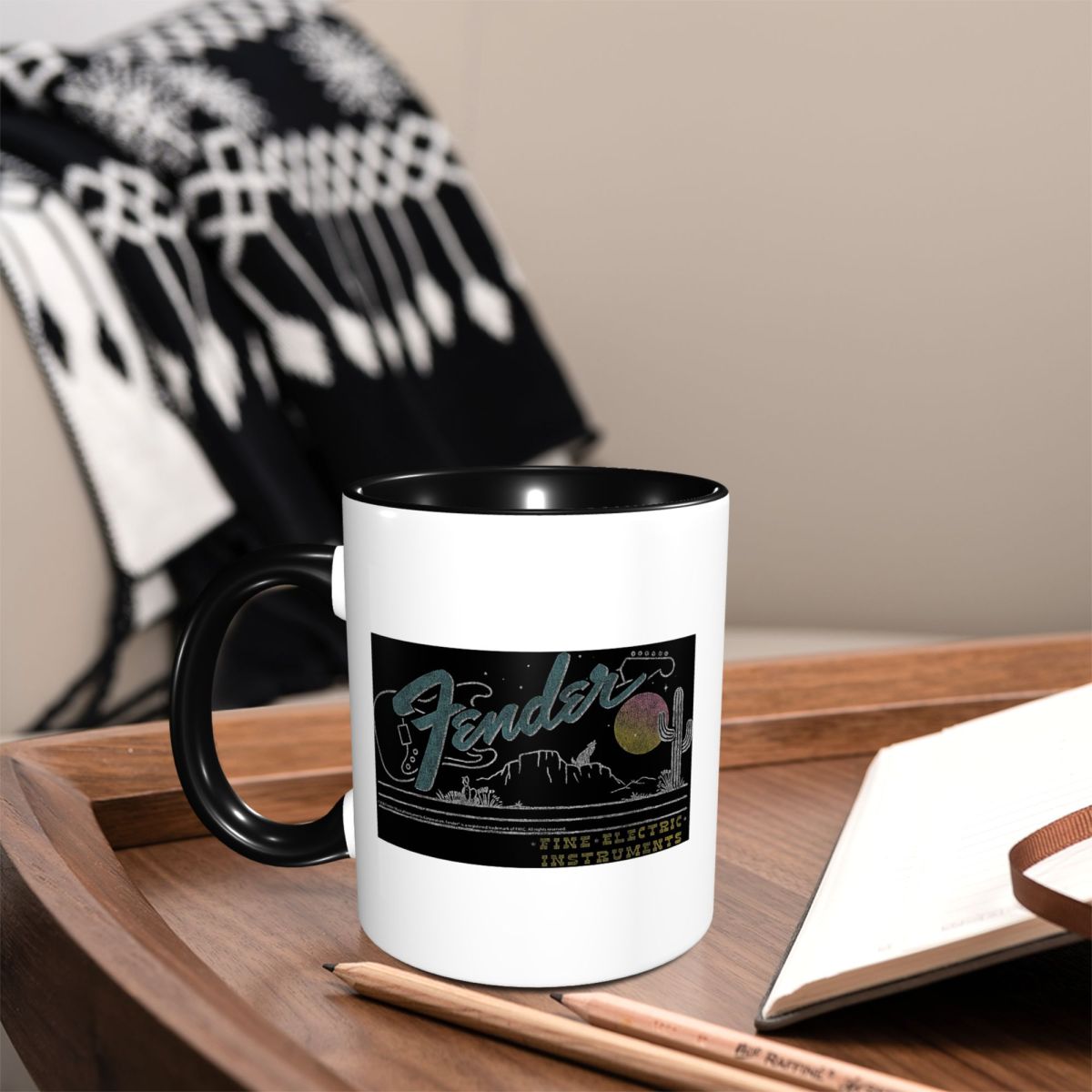 Company 90s Jazz Fender Guitar - Coffee Tea And Company avaliação e preço